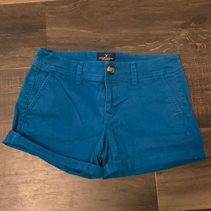 American Eagle “MIDI” Cuffed Chino Shorts 0